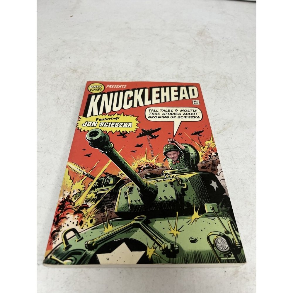 Knucklehead: Tall Tales and Almost True Stories of Growing up Scieszka - GOOD